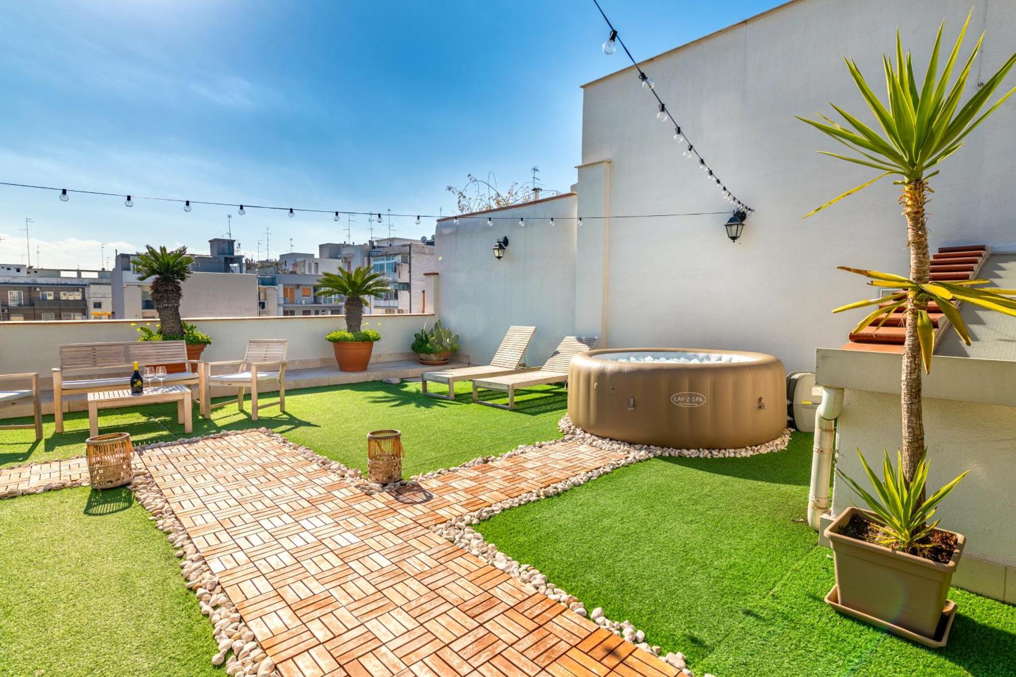בארי 150Mq Rooftop Paradise - Spacious Private Terrace מראה חיצוני תמונה