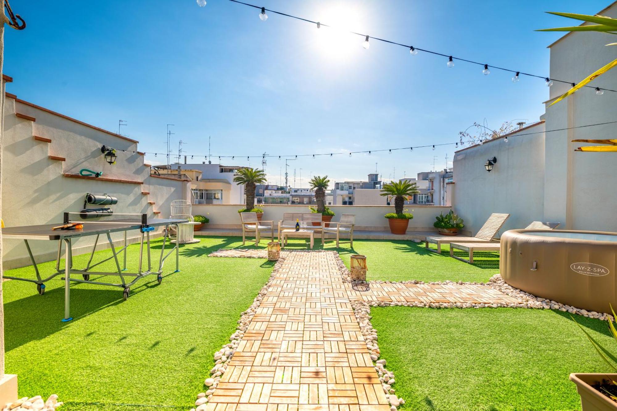 בארי 150Mq Rooftop Paradise - Spacious Private Terrace מראה חיצוני תמונה