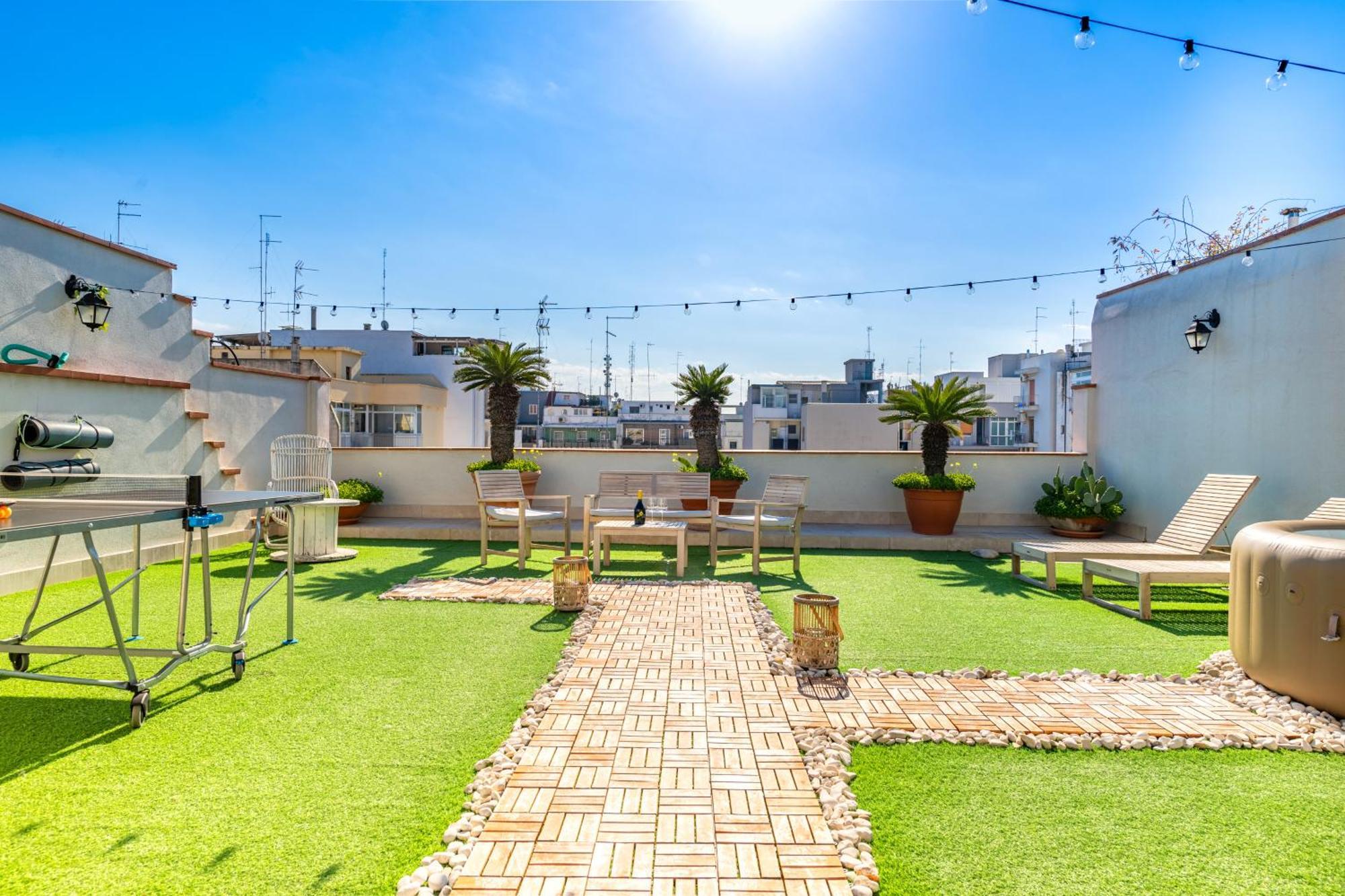 בארי 150Mq Rooftop Paradise - Spacious Private Terrace מראה חיצוני תמונה
